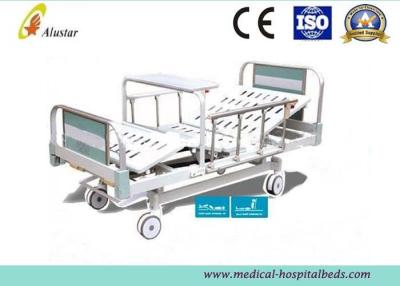 China Aluminum Alloy Manual 2 Cranks Medical Hospital Beds With Debris Basket (ALS-M252) for sale