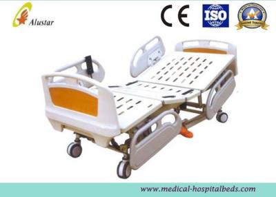 China Los ABS de la función del capítulo de acero 5 acuestan las camas eléctricas ajustables principales de ICU para el hospital (ALS-E516) en venta