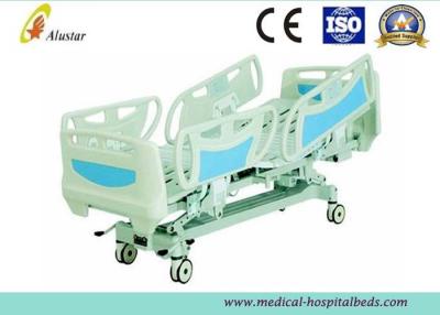 中国 ABS 調節可能な上塗を施してある鉄骨フレームの病院の電気ベッド、柔らかい接合箇所（ALS-E513）が付いている ICU のベッド 販売のため