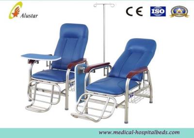 中国 調節可能なあと振れ止めとの忍耐強い注入のための本革の病院の家具の医学の椅子（ALS-C01） 販売のため