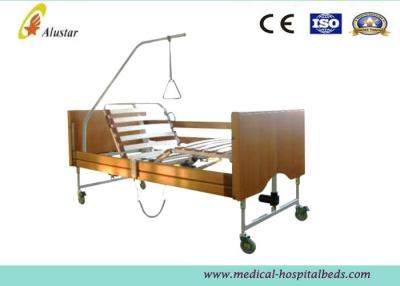 China Vijf Bedden van het Functies Elektrisch Houten Medisch Ziekenhuis/Thuiszorgbed walsen langs Blad (als-HE001) koud Te koop