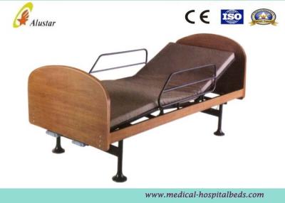 China Wooden 2-function Manual Medical Hospital Beds for Home Use by Steel Construction (ALS-HM003) for sale