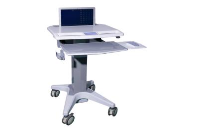 China ABS Hospital Furniture Workstation Notebook Mobile Medical Computer Trolley (ALS-WT01) for sale