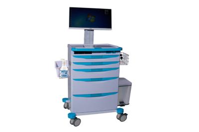 China Mobile Endoscopy Trolley Medical Transport Carts Hospital Medical Trolley With Drawers (ALS-WT04) for sale