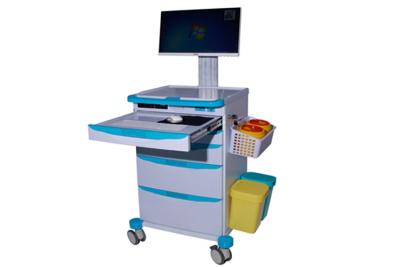 China Mobile Medical Cart Trolley Drug Trolley For Laptop Dialysis  (ALS-WT04) for sale