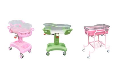 China Standard Size Metal Hospital Baby Beds ISO13485 50 Lbs Te koop