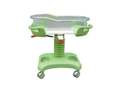China Standard Size Hospital Style Bassinet With Locking Wheels for sale