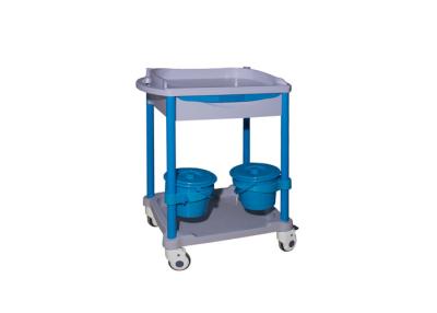 China Blue Color Hospital Medical Trolley , Nursing Trolley With Drawer Wheels for sale