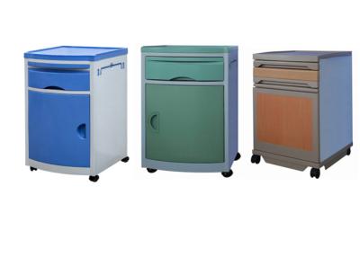 China Plastic Hospital Bedside Cabinet With Wheels , Detachable Locker Bedside Cabinet for sale