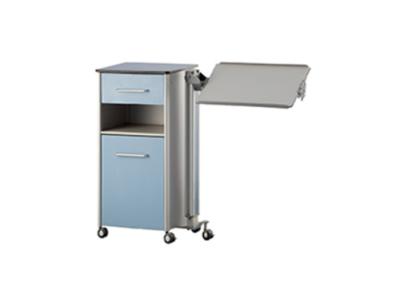 China One Drawer Hospital Bedside Cabinet With Adjustable Dining Table For Patient Room for sale