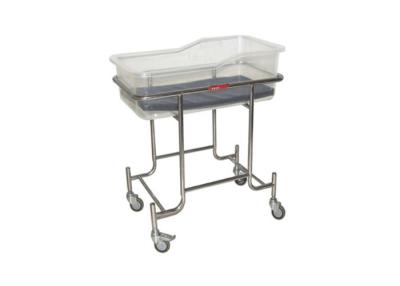 China Pediatric Hospital Baby Bed For Infant , Hospital Baby Cot With Four Wheels for sale