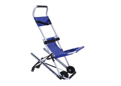 China Aluminium Foldable Stair Climbing Walker Manual Stair Chair Stretcher With Track for sale
