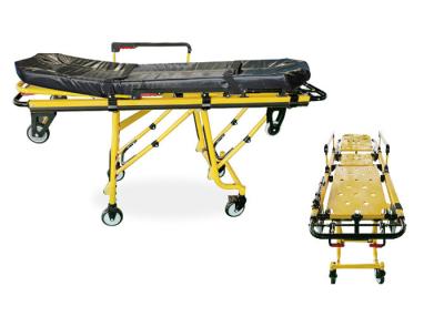 China Medical First Aid Ambulance Stretcher Trolley Height Adjustable Hospital Device for sale