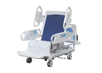 China Full Hospital Electric Beds With Eight Functions , White CPR Function Bed for sale