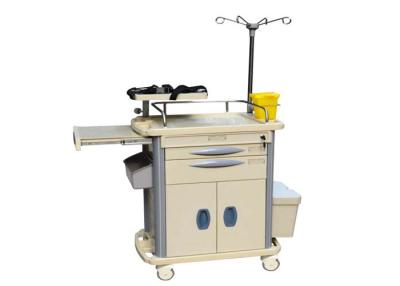 China CE Approved ABS Plastic Medical Trolley Emergency Cart Hospital Trolley (ALS-MT115B) for sale