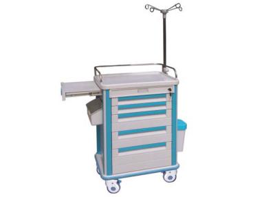 China Medical Trolley Luxury ABS Emergency Crash Cart With Five Drawers (ALS-MT119) for sale
