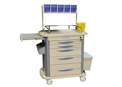 China ABS Anesthesia Medical Trolley Nursing Cart Utility Hospital Trolley With IV Pole Optional (ALS-MT103B)) for sale
