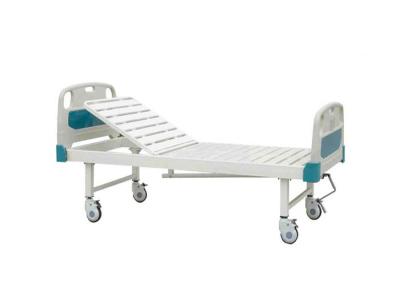 China 1 Crank Medical Manual Hospital Beds With One Funtion Lock Castors (ALS-M104) for sale