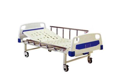 China ABS Head Single Crank Bed Surface Medical Hospital Beds Aluminum Railing (ALS-M101) for sale
