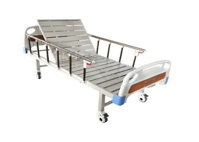 China Customized Color Single Crank Manual 250KG Hospital Semi Fowler Bed for sale