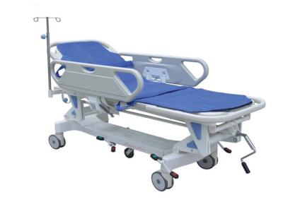 China Stainless Steel ABS Emergency Ambulance Stretcher Trolley For Hospital Patient Transfer (ALS-ST004) for sale