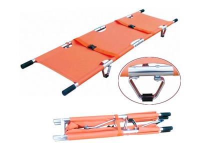 China CE ISO Aluminum Alloy Rescue Folding Stretcher Medical Emergency Stretcher (ALS-SA110) for sale