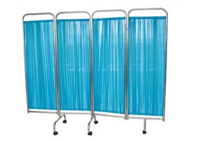 China Stainless Steel 4 Panel Hospital Privacy Screen, Ward Room Hospital Folding Screen (ALS-WS01) for sale
