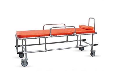 China Non Magnetic Ambulance Stretcher Trolley Aluminum Alloy With Sponge Mattress ALS-S020 for sale