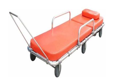 China Trole da maca da ambulância do salvamento da emergência da liga de alumínio com coxim espumado (ALS-S002) à venda