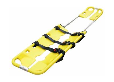 China X-Ray Translucent Plastic Scoop Stretcher Medical Emergency Folding Stretcher ALS-SA127 for sale