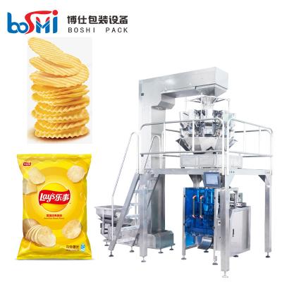 China Food Pouch Snack Packing Machine Multifunction With Multihead Weigher for sale