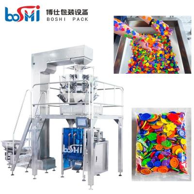 China Pillow Bag Fastener Packaging Machine With Multihead Weigher for sale