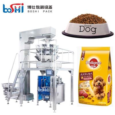 Chine Machine à emballer verticale automatique, machine d'emballage alimentaire d'animal familier pour des flocons de granules à vendre