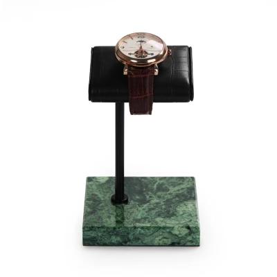 China Luxury PU Single Wrist Watch Holder Stand SGS Watch Display Stand For Shop for sale