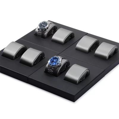 China Dark Black Green Luxury Watch Display Watch Tray Organizer OEM ODM for sale