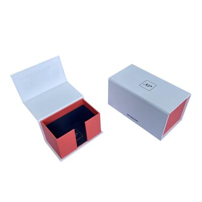 China Matte White Collapsible Magnetic Gift Boxes Large Rigid Cardboard Packaging for sale