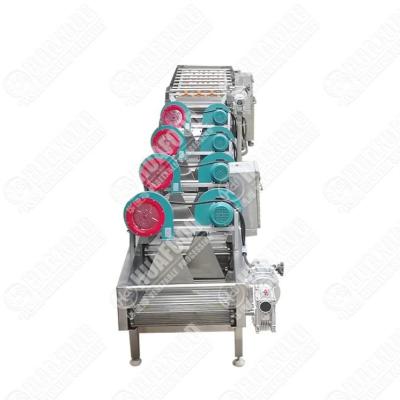 China Industrial Fruit & Vegetable Processing Machines Vegetable Production Line Central Kitchen Salad Washing Machine for sale