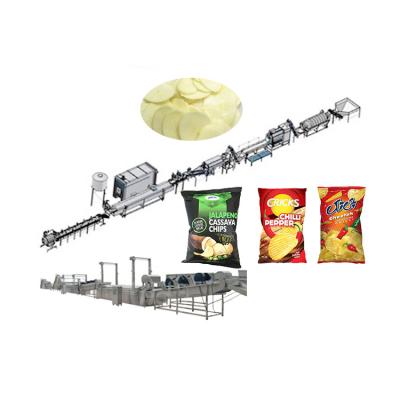 China Potato Chips Making Machine Price In India Green Banana Chips Production Line Potato Crisp Making Line for sale