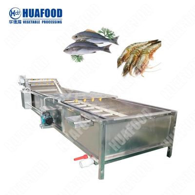 China HFD-4000 Capacity:1000kg/h seafood cleaning machine wash mussels machine shrimp oyster cleaning machine for sale