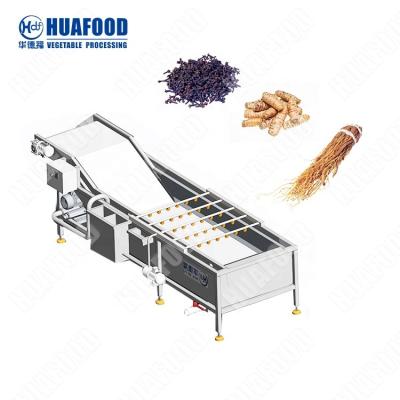 China Herb high pressure washer/garlic double bubble wshing machine/vegetable washing machine for sale