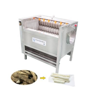 China turmeric/ginger washing & peeling machine tuber cleaning and peeling machine for sale