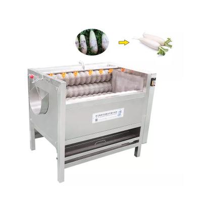 China Brush Roller Seafood Cleaning Washing Machine Octopus Crab Mussel Lobster Washing Machine for sale