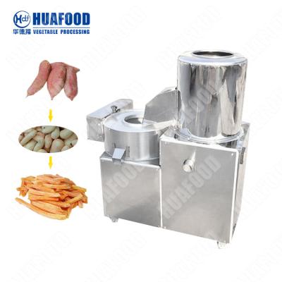 China Wholesale Potato Washing Peeling Machine Industrial Potato Chips Slicing Machine For Wholesales for sale
