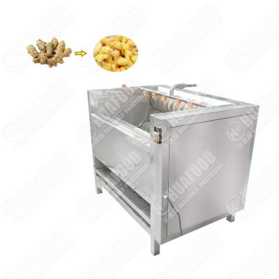 China Cost-Effective Industrial Jujube Brush Washing Machine Automatic Sweet Potato Peeling Washing Machine With High Quality for sale