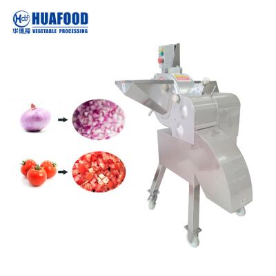 China Automatic Carrot Dicer Machine Onion Cube Cutting Machine Potato Onion Apple Pine Vegetable Cube Cutter for sale