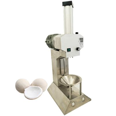 China 360-600pcs/h automatic diamond shape decorticator young coconut peeling coconut shell removing machine for sale for sale