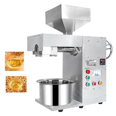 China New Design Cold & Hot Peanut Sesame Rapeseed Walnut Coconut Palm Corn Olive Electric Home Use Oil Press Extraction Machine for sale
