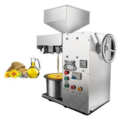 China Mini Oil Press Machine Small Household Fully Automatic Flax Seed Olive Peanut Cold Press For Sale for sale