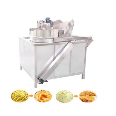 China Small Automatic Fryer Machine Frozen French Fries Potato Chip Processing Line for sale