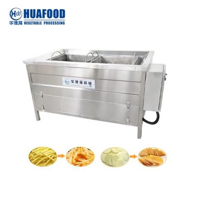 China Semi automatic food frying machine industrial potato chips deep fryer for frying potatoes for sale